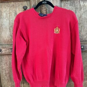 Vintage red Ralph Lauren sweater, men’s size medium